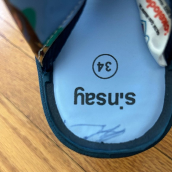 Nickelodeon Paw Patrol Sandals Kids EU 34 US 2.5 Blue Flaws Shown Review Pics - Picture 8 of 8